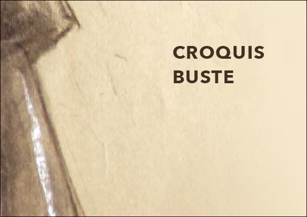 Fusain sur papier coloré